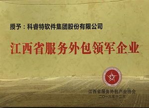 科睿特软件集团荣获2018年江西省服务外包领军企业称号，引领软件外包服务新发展